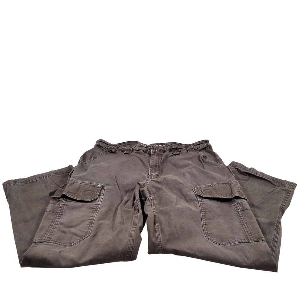 Duluth Trading Co Cargo Pants Mens 38x32 Brown Excellent Flex Fire Hose Workwear